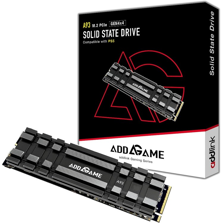 اس اس دی Addlink ADDGAME A93 با هیت سینک - یک ترابایت