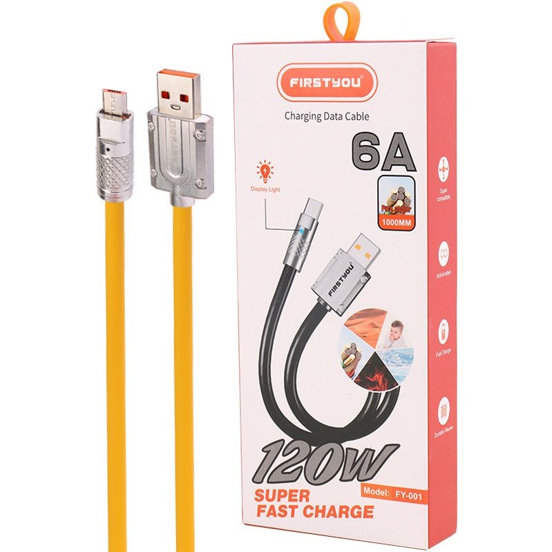 کابل شارژ first you 120W تایپ-c