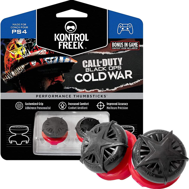 خرید روکش آنالوگ KontrolFreek مخصوص PS5 و PS4 - طرح بازی Call of Duty Black Ops: Cold War