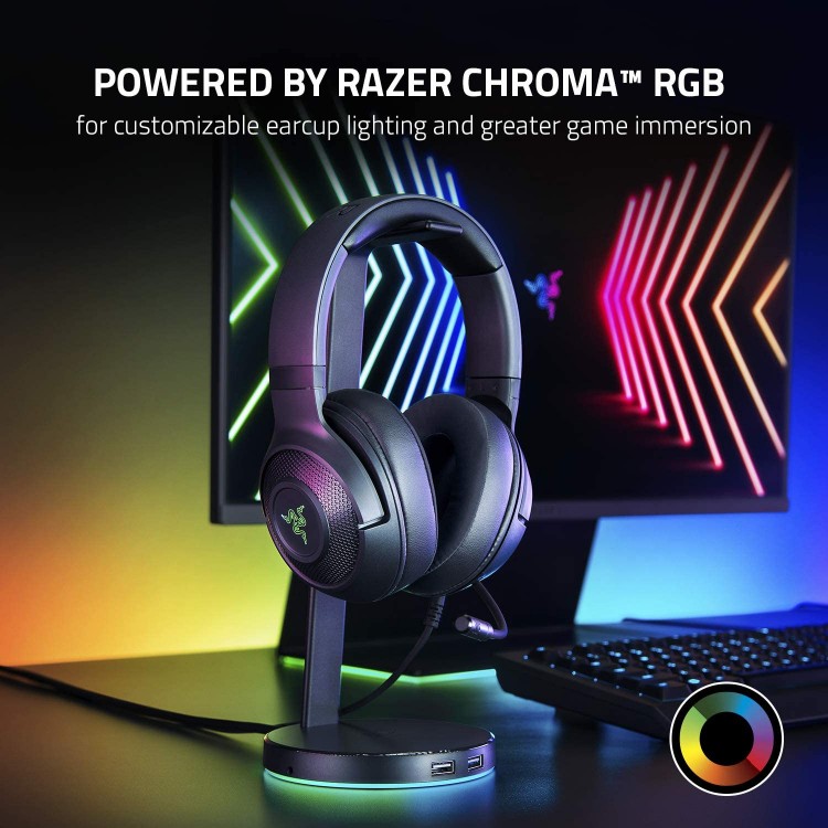 خرید هدست گیمینگ Razer Kraken v3 X - سیاه