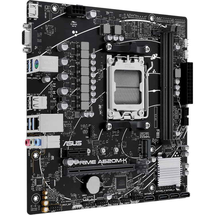 خرید مادربرد Asus Prime A620M-K - فرم M-ATX - چیپست AMD