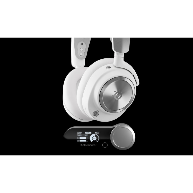 خرید هدست SteelSeries Arctis Nova Pro - بی‌سیم - سفید
