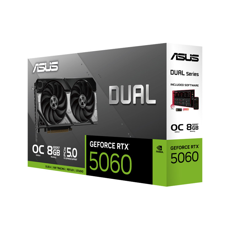 خرید کارت گرافیک Asus Dual GeForce RTX 5060 OC - حافظه 8 گیگابایت