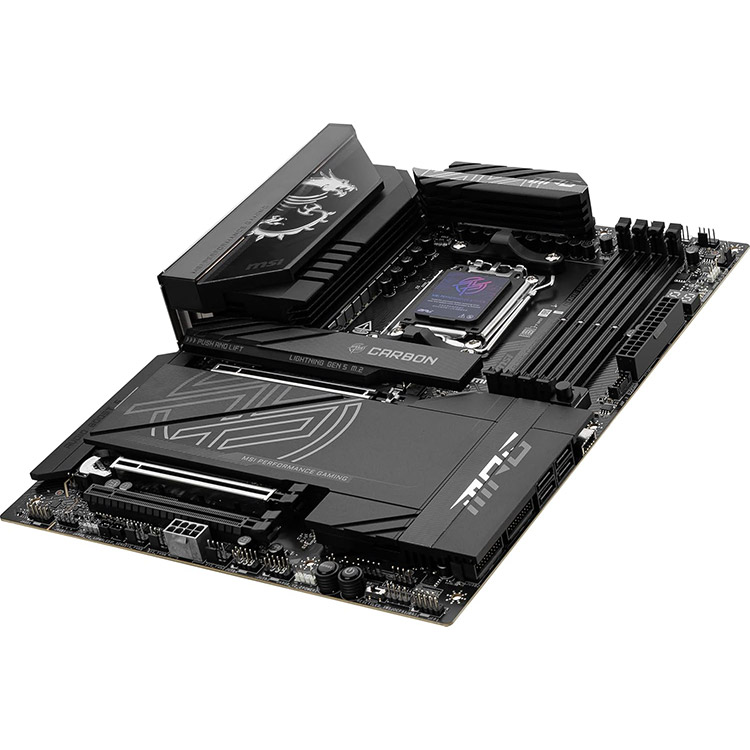 خرید MSI MPG X870E Carbon WIFI ATX Gaming Motherboard - AMD Chipset